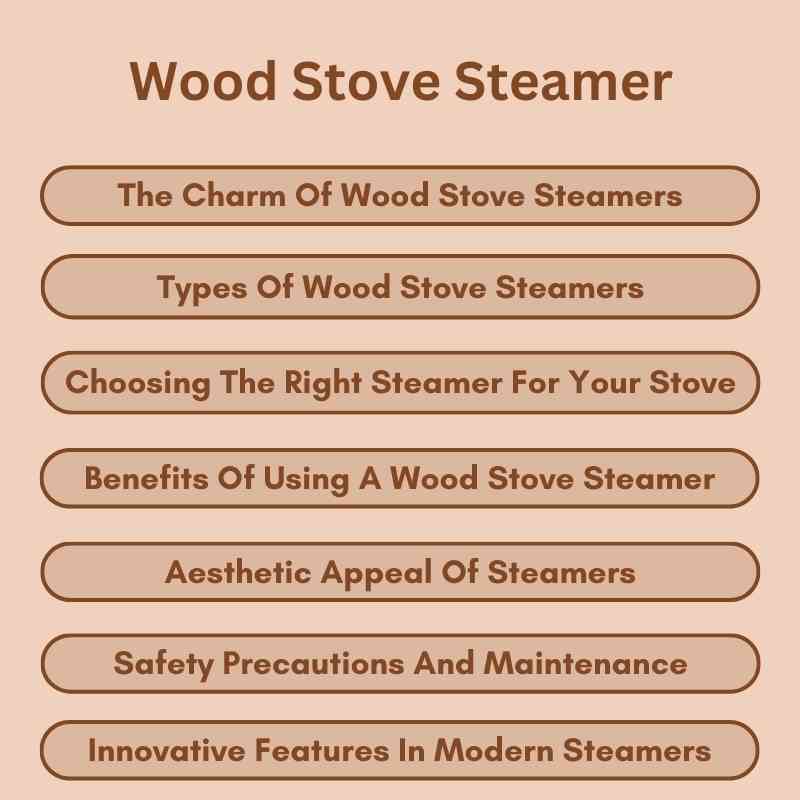 Wood Stove Steamer