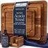 Deer and Oak 3-Piece Acacia Cutting Board Set acacia wood cutting board