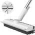 AIR U+ floor scrub brush with long handle and stiff bristles