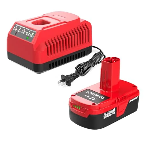 AYTXTG 4.0Ah lithium-ion replacement battery and charger kit for Craftsman C3 19.2V tools