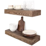 BANFFLOW Solid Pine Floating Shelf, 3 BANFFLOW Solid Pine Floating Shelf, 3
