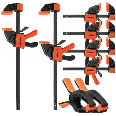 HORUSDY 8-Pack Bar Clamps