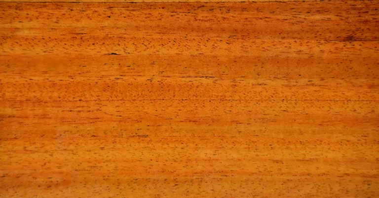 Close-up of mahogany wood grain showing the warm reddish-brown tone finishes are chosen to enhance