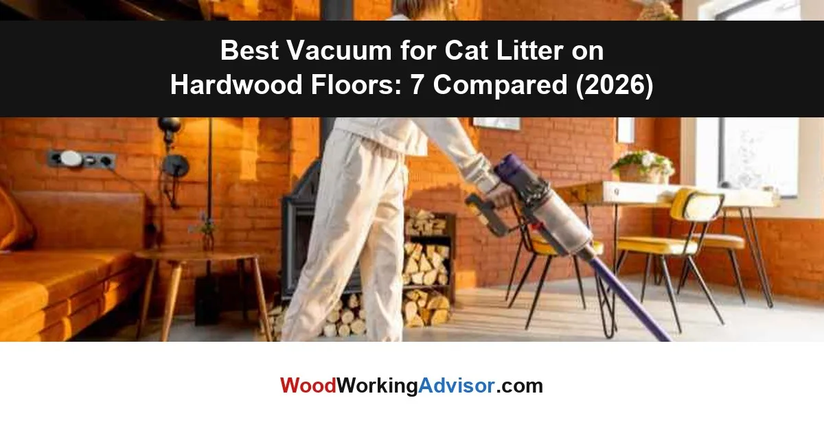 Best Vacuum for Cat Litter on Hardwood Floors: 7 Compared (2026)