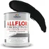 California Paints ALLFLOR black porch and floor enamel paint quart can