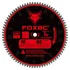 FOXBC 10-inch 80-tooth TCG chop saw blade for aluminum and plastic cutting