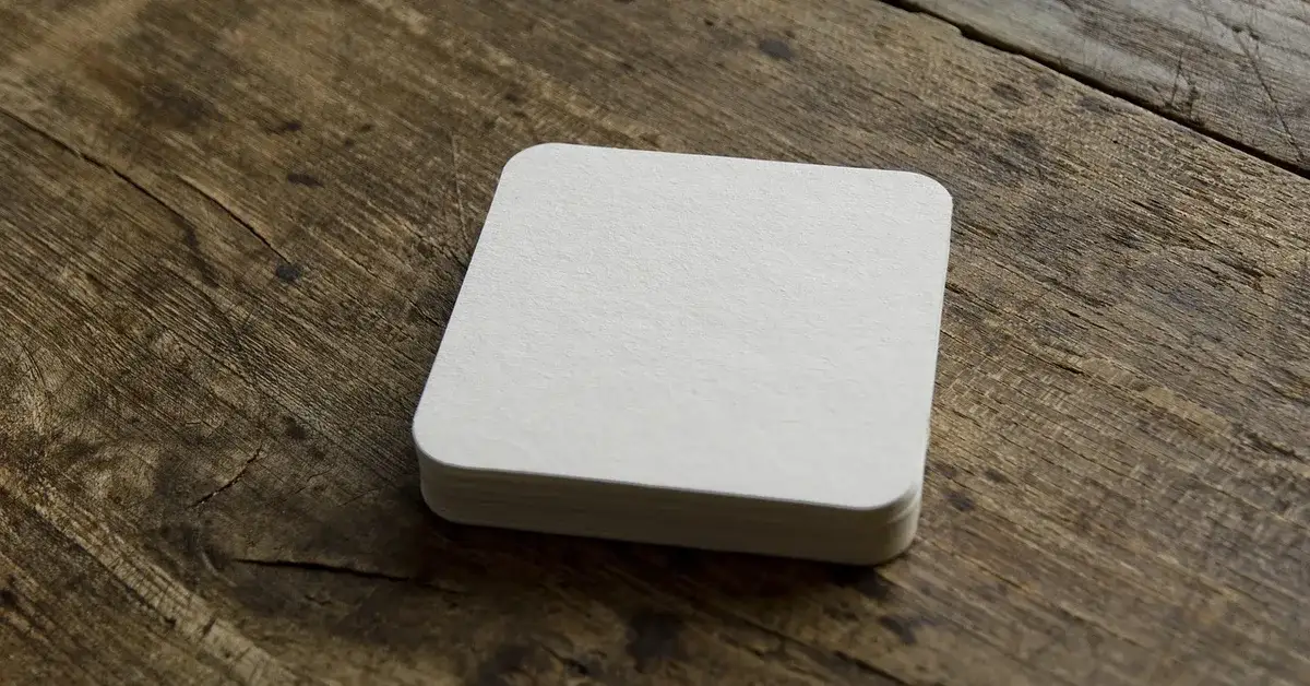Best coasters for a wood table lined up to protect the surface