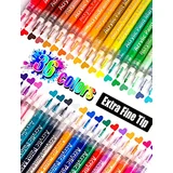 Coogert 36 Colors Extra Fine Tip Paint Pens