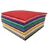 Stack of assorted color craft felt sheets for attaching to wood