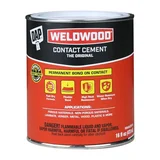 DAP Weldwood Original Contact Cement (16 oz) bottle/tube, product photo DAP Weldwood Original Contact Cement (16 oz) bottle/tube, product photo