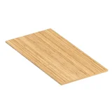 Solid bamboo desktop slab