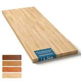 Birch butcher block desktop slab