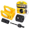KATA door lock installation kit with hole saw for wooden doors