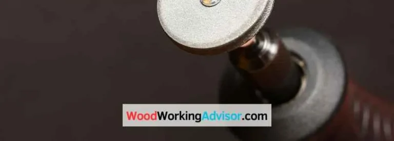 Dremel rotary tool fitted with a metal cutting wheel for cutting steel