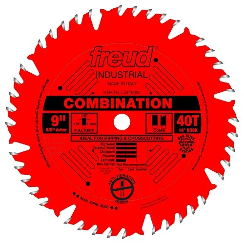 Freud 9-inch combination table saw blade