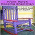 Front porch rocking chair building plan cover