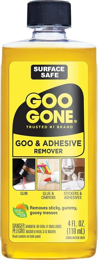 Goo Gone Original Adhesive Remover 4 ounce bottle