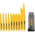 DEWALT 10-Piece Bi-Metal Reciprocating Saw Blade Set