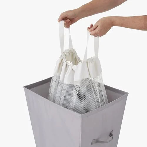 Breathable mesh laundry liner bag