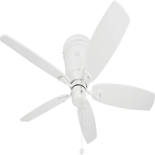 Honeywell Glen Alden 52 inch white flush mount ceiling fan