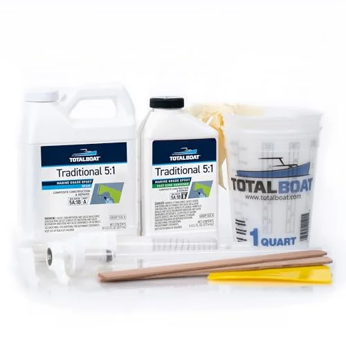 TotalBoat 5:1 marine epoxy resin kit for boat building