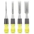 Hurricane 4-piece wood chisel set for chair joint work