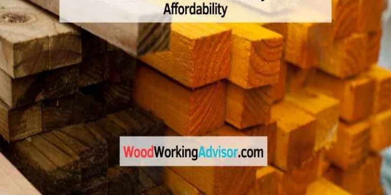 Stack of pressure treated lumber posts