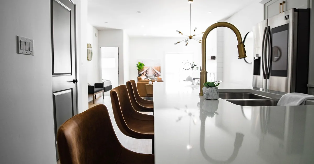 white laminate kitchen island with waterfall edge and bar stools white laminate kitchen island with waterfall edge and bar stools