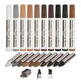 Lifreer Furniture Markers Touch Up Kit (21-Piece, 10 Colors)