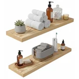 Lufia MDF Floating Shelf, Oak-Look Veneer Lufia MDF Floating Shelf, Oak-Look Veneer