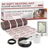 LuxHeat 60 sqft electric floor heating mat kit for larger rooms