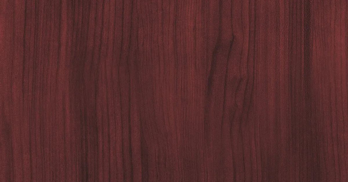 Reddish-brown mahogany wood grain close-up