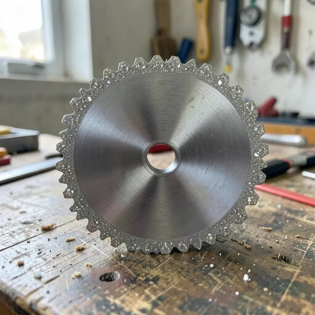 Diamond masonry saw blade with segmented rim