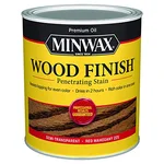 Minwax Wood Finish oil-based penetrating stain in Red Mahogany, 1 quart can