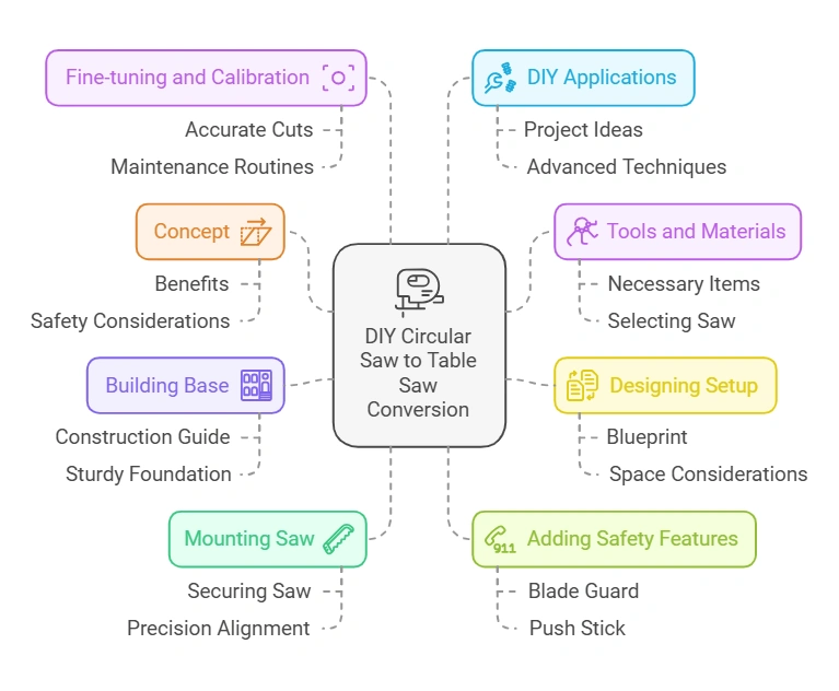 Turn Circular Saw into Table Saw