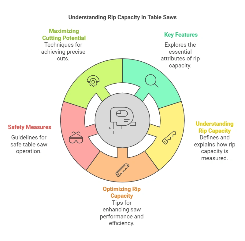 What is Rip Capacity Table Saw