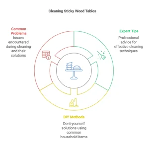 How to Clean a Sticky Wood Table