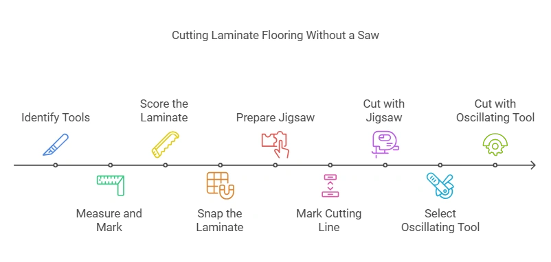 How to Cut Laminate Flooring Without a Saw