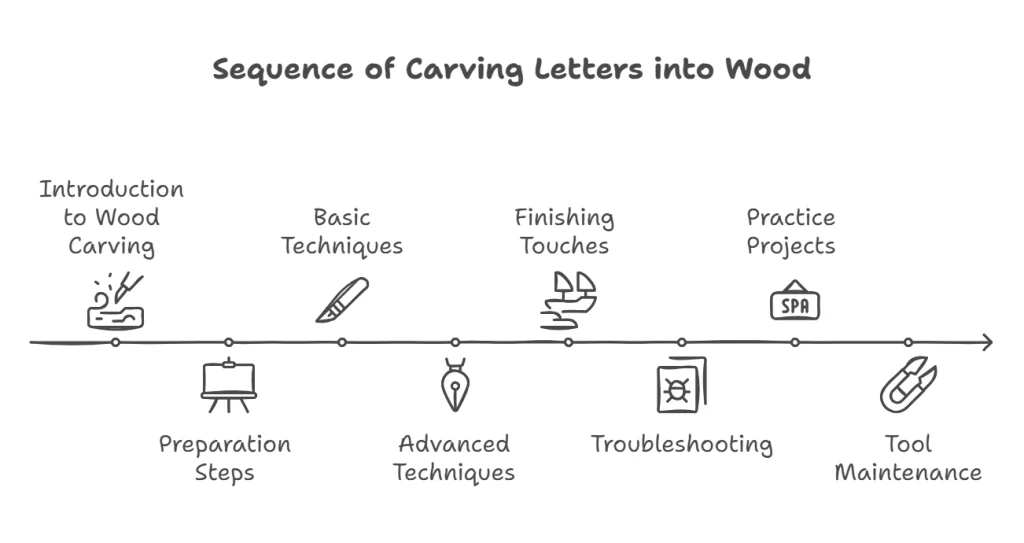 Carve Letters into Wood