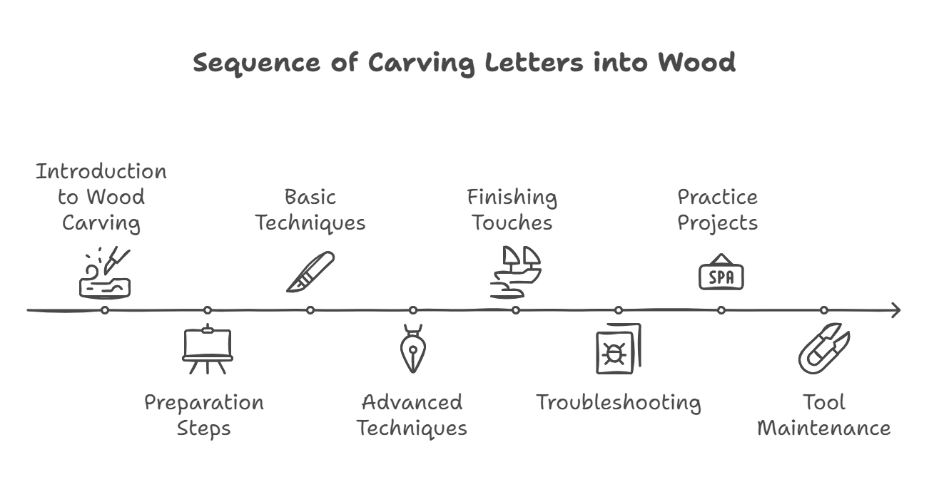 Carve Letters into Wood