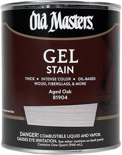 Old Masters oil-based gel stain quart can