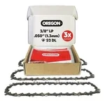 Oregon 14-inch 3/8 LP .050 gauge replacement chainsaw chain compatible with Ryobi RY3714 and RY40-series saws