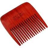 Parker Rosewood Wide Tooth Beard Comb with jute pouch