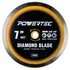 POWERTEC 7-inch continuous rim wet saw tile blade