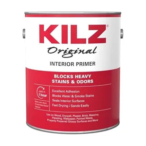 KILZ Original White Flat Oil-Based Primer, 1 Gallon