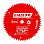 Diablo Ultra Finish 60-tooth carbide circular saw blade for clean acrylic cuts