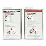 System Three S-1 clear penetrating epoxy sealer kit, 2 quarts