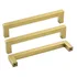 Goldenwarm brushed gold cabinet pulls, 25-pack