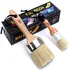Chalk and Wax Paint Brushes for Furniture, 2-Pack