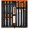 REXBETI 25-piece metal file set with case
